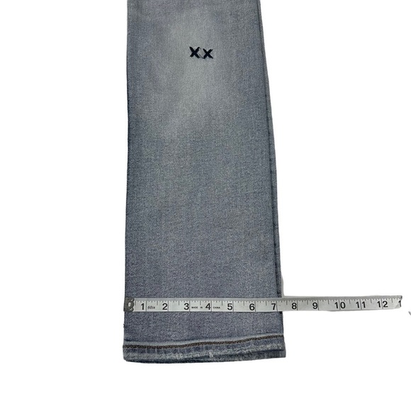 Cult of Individuality Punk Super Skinny Men Light Wash Jean Sz 40x32 Drip Ripped - Picture 16 of 16